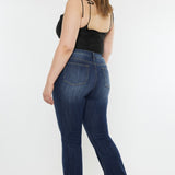 Kancan Full Size Mid Rise Slim Flare Jeans