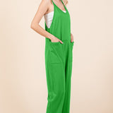 Culture Code Full Size Sleeveless Jumpsuit with Pockets