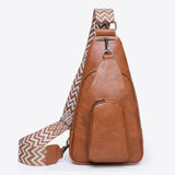 Adored Take A Trip PU Leather Sling Bag