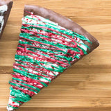 Holiday Peppermint Pizza Slice