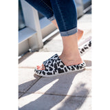 PreOrder | White Leopard Insanely Comfy -Beach or Casual Slides