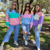 Finnley Colorblock Pullover in Four Colors