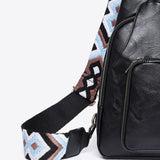 Adored Take A Trip PU Leather Sling Bag