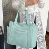 Oxford Cloth Tote Bag with Zipper