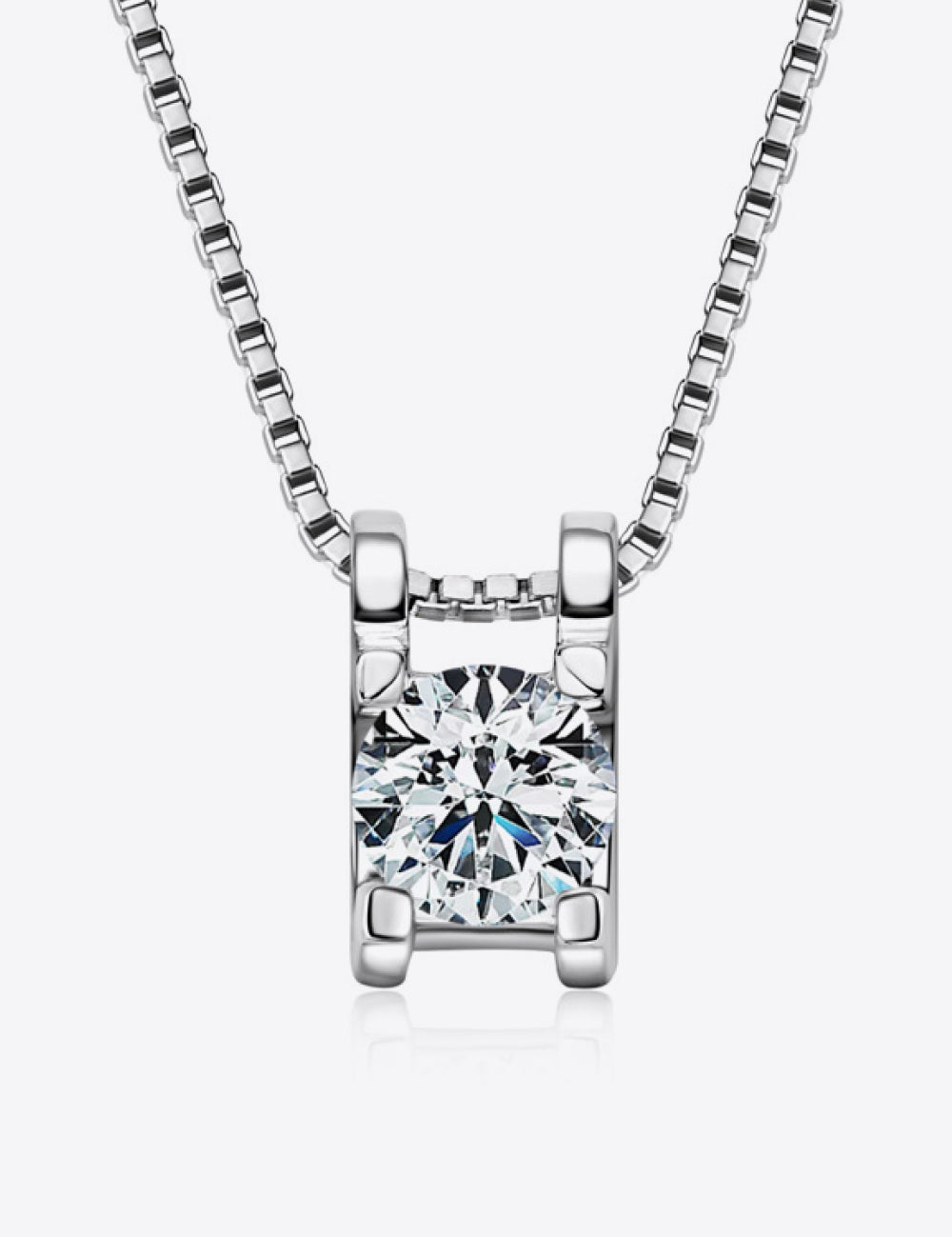 Moissanite 925 Sterling Silver Necklace