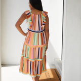 Painted Palette Midi Dress