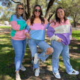 Finnley Colorblock Pullover in Four Colors