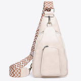 Adored Take A Trip PU Leather Sling Bag