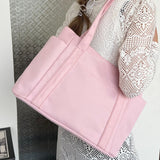 Oxford Cloth Tote Bag with Zipper