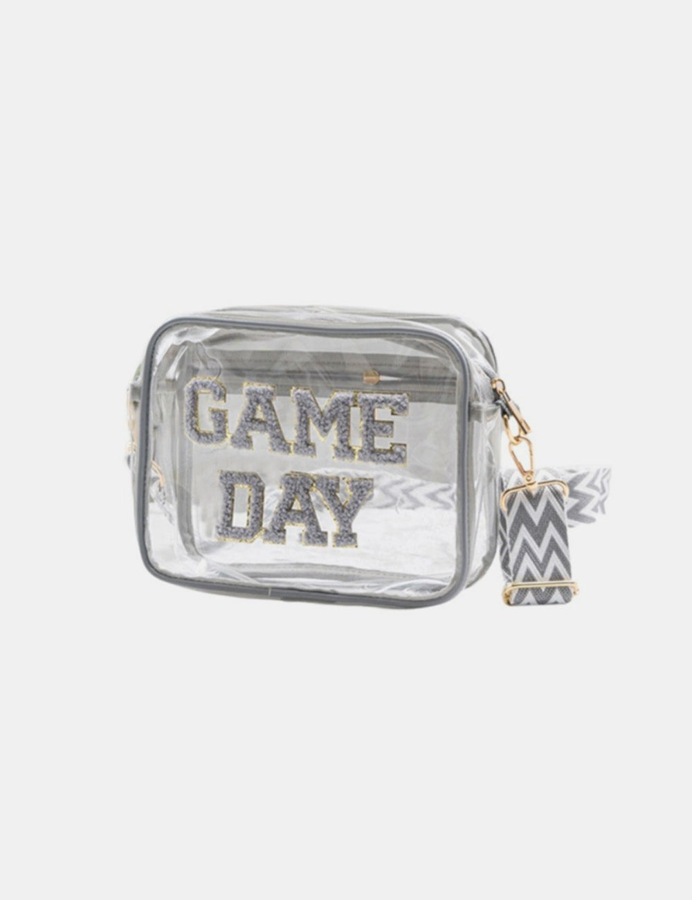 Zenana GAME DAY Stadium Approved Transparent Crossbody Bag