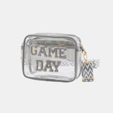 Zenana GAME DAY Stadium Approved Transparent Crossbody Bag