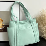 Oxford Cloth Tote Bag with Zipper