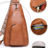 Adored Take A Trip PU Leather Sling Bag