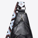 Adored Take A Trip PU Leather Sling Bag