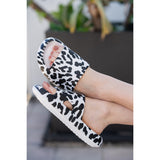 PreOrder | White Leopard Insanely Comfy -Beach or Casual Slides