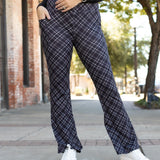 *Ready to Ship | The Jennifer Plaid Bootcut Leggings