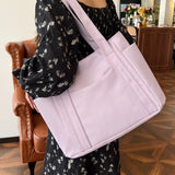 Oxford Cloth Tote Bag with Zipper