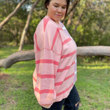 PREORDER: Exceptional Thought Striped Patchwork Sweater in Three Colors