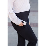 Ready to Ship | The Vanessa - 30” - Black Bootcut Leggings Round 2*