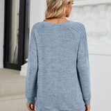 Round Neck Long Sleeve T-Shirt