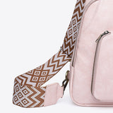 Adored Take A Trip PU Leather Sling Bag