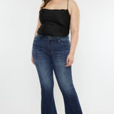 Kancan Full Size Mid Rise Slim Flare Jeans