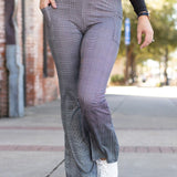 Ready to Ship | The Felicity 30"  Plaid Bootcut Leggings