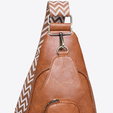 Adored Take A Trip PU Leather Sling Bag