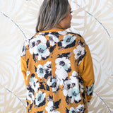 Golden Floral Pullover