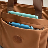 Nylon Solid Color Tote Bag