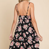 Culture Code Full Size Floral Frill Cami Dress