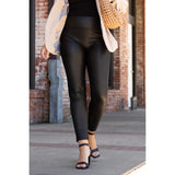 PreOrder | The Farrah High-Waisted Faux Leather Leggings