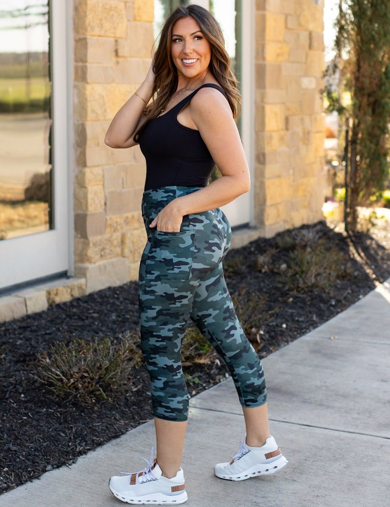 *CAMO 2.0 CAPRI with POCKETS  - Luxe Leggings by Julia Rose® *CP*