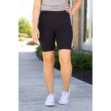 Ready to Ship | Black  BIKER SHORTS  - Luxe Leggings by Julia Rose®