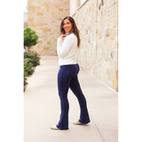 PreOrder  | Navy FLARE Leggings with Pocket - Round 2