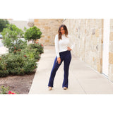 PreOrder  | Navy FLARE Leggings with Pocket - Round 2