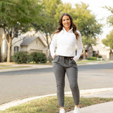 Ready to Ship | The Cindy Charcoal Joggers - Luxe Leggings by Julia Rose®