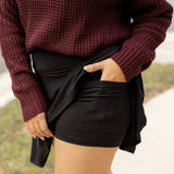 Ready to Ship | The Brielle Black Skort - Round 6*