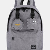 Himawari Waterproof Canvas Backpack Bag with Removable Coin Purse