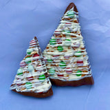 Holiday Chocolate Candy & Pretzel Pizza Slice