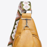 Adored Take A Trip PU Leather Sling Bag