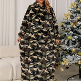 Camouflage Hooded Teddy Night Dress