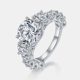 8 Carat Moissanite 925 Sterling Silver Ring