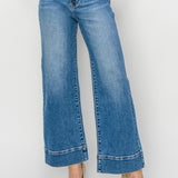 Risen Full Size High Rise Wide Leg Jeans