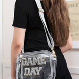 Zenana GAME DAY Stadium Approved Transparent Crossbody Bag