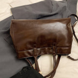 PU Leather Handbag with Pendant