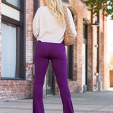 *Ready to Ship | The Reese  Purple Flare Leggings -  Luxe Leggings by Julia Rose®