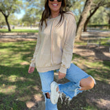 PREORDER: Best Selling Elliott Exposed Seam Sweatshirt in Five Colors