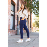 PreOrder | Navy Full-Length with Pocket Leggings Round 3 - Luxe Leggings by Julia Rose®