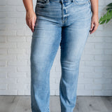 Alana Mid Rise Clean Bootcut Jeans